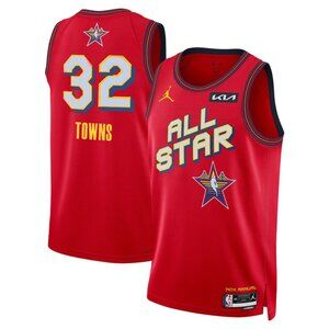 Mens Karl Anthony Towns Red 2025 All Star Jersey